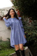 Vestido Eleonora Azul Preventa