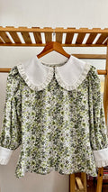 Blusa Anastasia verde Estampado