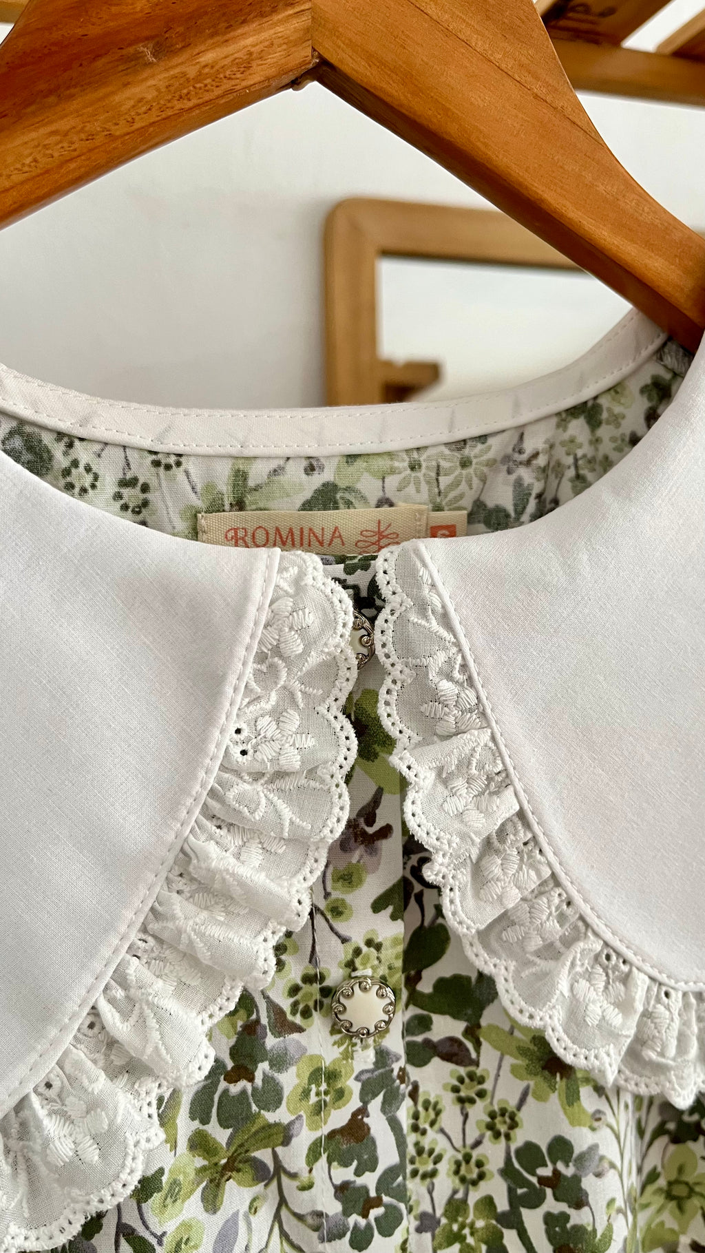 Blusa Anastasia verde Estampado