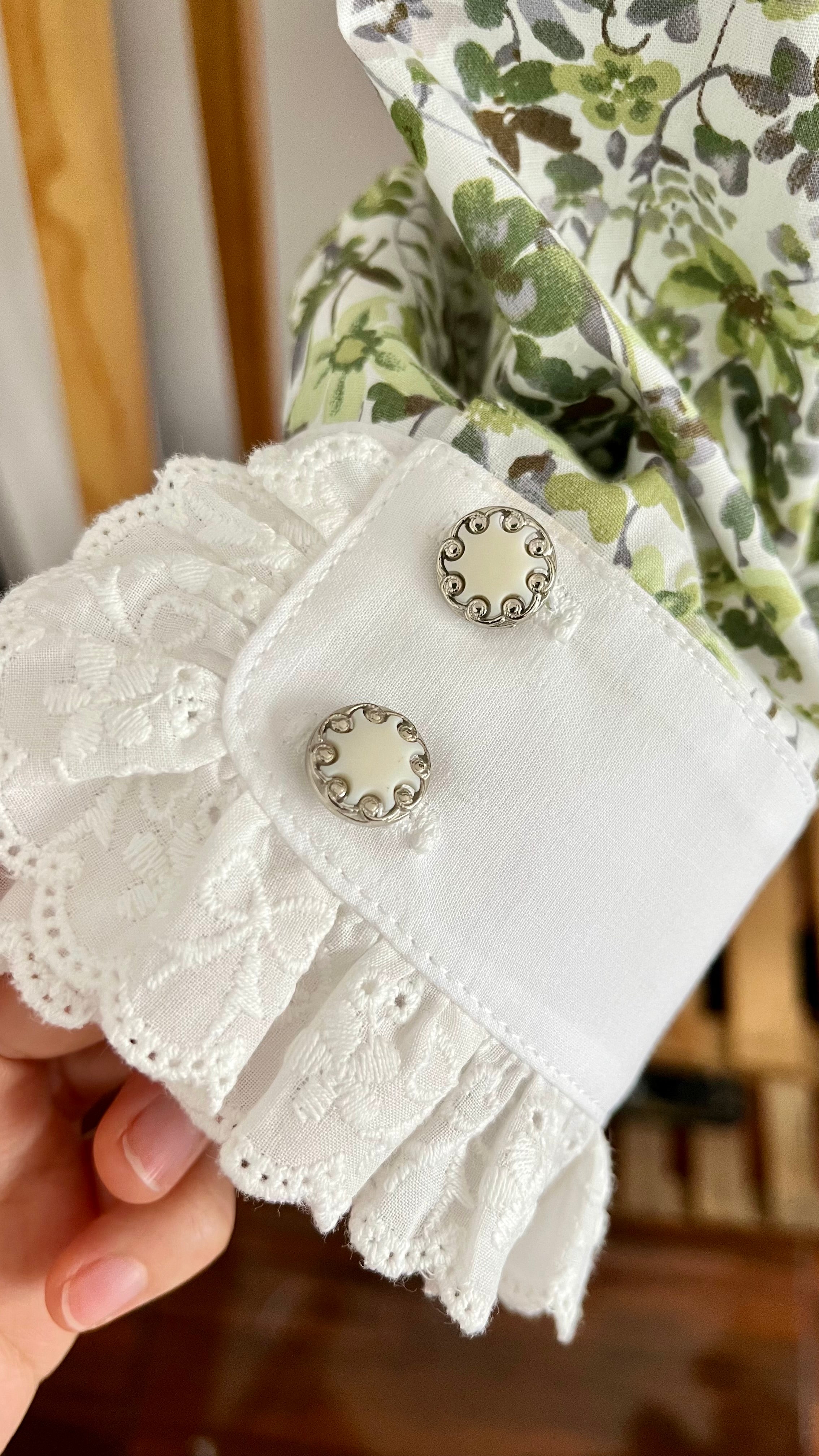 Blusa Anastasia verde Estampado