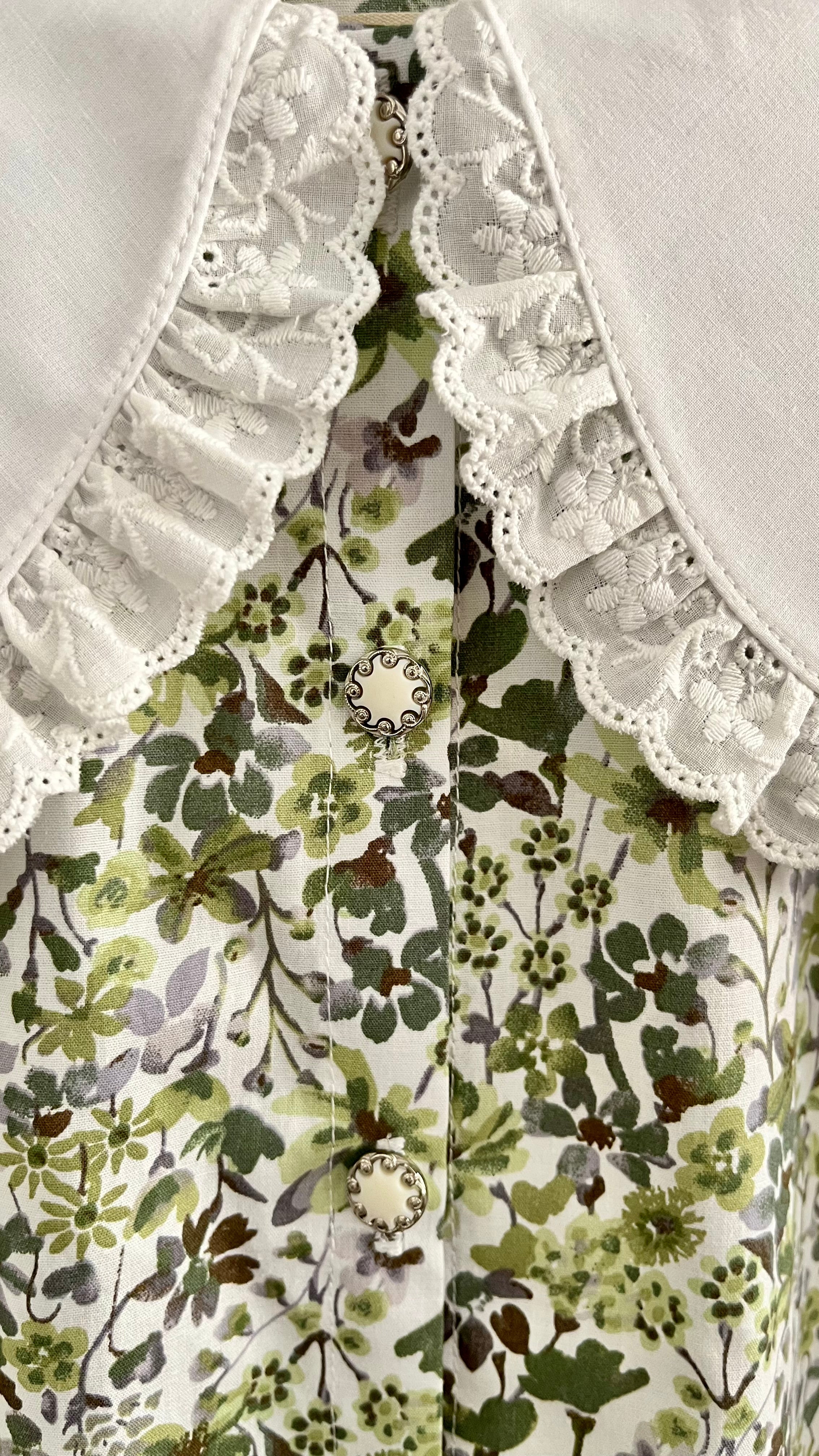 Blusa Anastasia verde Estampado