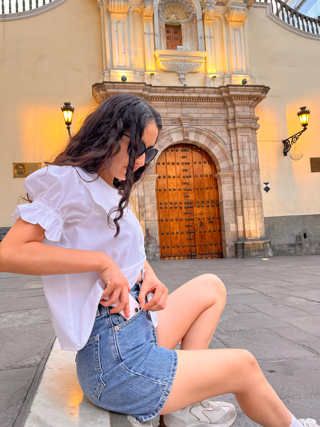 Blusa Grecia Blanco
