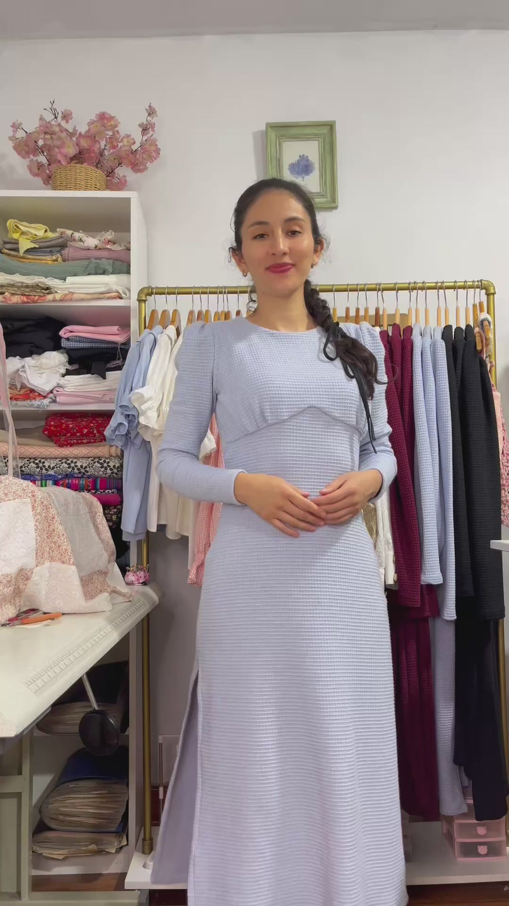 Vestido Ella Celeste