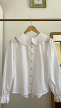 Blusa Rosé Blanco Broderie